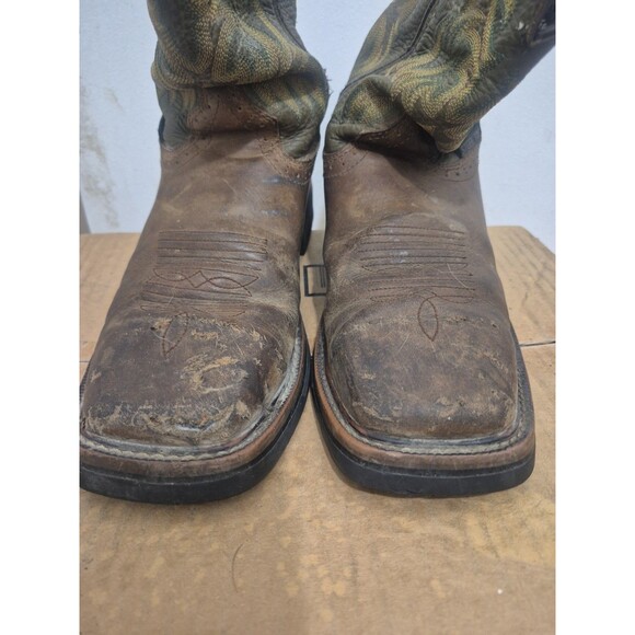 Justin WK4688 Stampede Driller Steel Toe Western Work Boots Size 8.5D main image 5